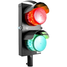 Mesan Ø100 İkili Sabit Ampul Trafik Lamba 220vac Ms 8017.1.2.220vac