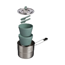 Stanley Wildfare Go Two Bowl Cook Set 1.1l / 1.25qt Termos As1009997020 Metal Stanley Wildfare Go Two Bowl Cook Set 1.1l / 1.25qt Termos As1009997020 Metal