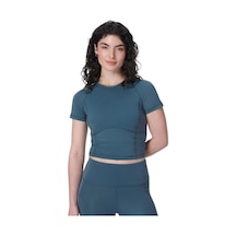Sweaty Betty Sweaty Betty All Day Cropped Kadın Tişört 5133 Mavi