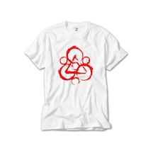 Coheed and Cambria Logo Beyaz Tişört Beyaz