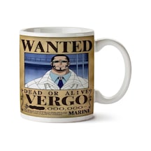 Wanted Vergo Anime Aranıyor İki Tarafı Baskılı Kupa Bardak Çok Renkli