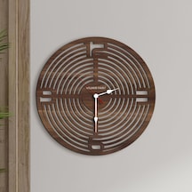 Bk Gift Kişiye Özel İsimli Dekoratif 45cm Ahşap Duvar Saati-14 , Ev Hediyesi , Arkadaşa Hediye , Sevgiliye Hediye Bitmeyen137062 Bk Gift Çok Renkli