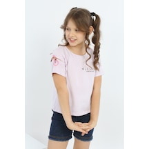 Toontoy Kids Toontoy Kız Çocuk Matısse Baskılı Tişört Ekru