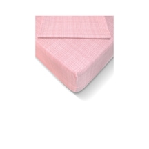 Alla Turca Ranforce 120x200 Cm Lastikli Çarşaf Seti - Toz Pembe