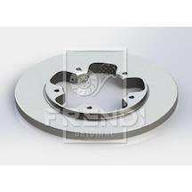 Depomıx Arka Fren Dıskı Transıt V363 14 Tek Teker A.ceker Duz 308mm 5 Bıjon 5 Bijon