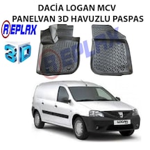 Replax Dacia Logan Mcv Panel Van 3D Havuzlu Paspas 2 Parça