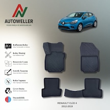 Renault Clio 4 2012-2019 Uyumlu Havuzlu Oto Paspas