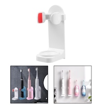 Yapışkanlı Şarjlı Diş Fırçası Tutucu Stand-al4802 Beyaz