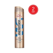Wella Wellaflex Flexible Extra Strong Hold Saç Spreyi 2 x 250 ML