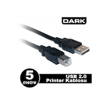 Dark Dk-cb-usb2prnl500 5 Mt Usb 2.0 Yazıcı Ve Data Kablosu B-tip -209041