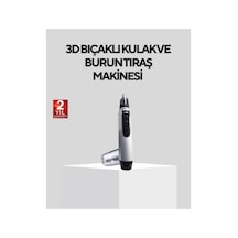 Burun Kulak Ve Kaş Tıraş Makinesi 3d Keskin Bıçaklı Pil İle Çalışan Renk