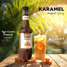 Saphori Karamel Aromalı Kokteyl Şurubu Karamel Şurubu 700 Ml