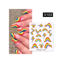 Su Transferli Nail Art Sticker X103 53013-3