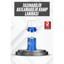 Kamp Lambası Güneş Enerjili Led Lamba Işıldak Şarjlı Powerbank Özellikli Çok renkli 46961875