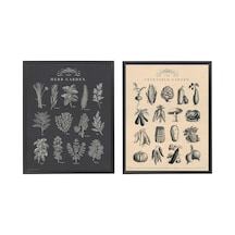 Ikea Knoppäng Çerçeveli Resim Seti 40x50 Cm 2'li Çok Renkli