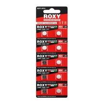 Roxy Ag4 Lr66 626 377 1.5v Alkalin Düğme Saat Pili 10 Lu Blister Paket