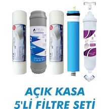 Tüm Açık Kasa Su Arıtma Cihazları İle Uyumlu 5'li Filtre Seti