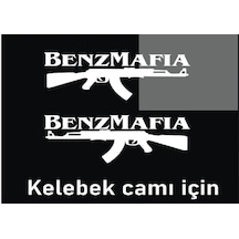 Benz Mafia Sticker,mercedes Sticker ,kelebek Camı Sticker