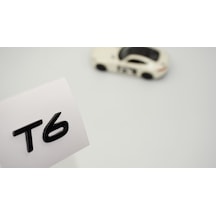 Dk Tuning T6 Küçük Boy Siyah Bagaj Yazı Logo Volvo İle Uyumlu