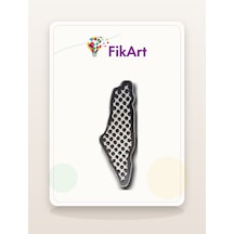 Fikart Gümüş Kefiye Filistin Haritası Broş Çok Renkli