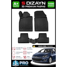 Opel Astra J 3d Pro Havuzlu Paspas 2012-2020 Üzeri A+ Kalite 3ds-sdz152