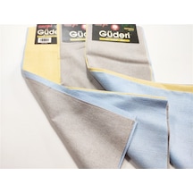 3 Adet 40x30 Cm Güderi Bez Eko Üçlü Set Evde Ofiste Arabada