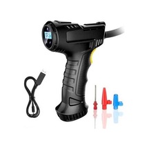 Fortunelane 25l/dk Hızlı Akıllı Pompası, Dijital Manometre, Otomatik Kapanma, Led Işık, 4 Birim, Kablosuz, Aracınız İçin