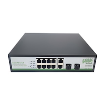 Gab-p82ggs 10/100/1000m 8 Port Poe Switch + 2x1000m Uplınk + 2xsfp 120w