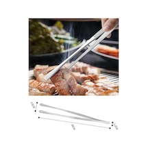 Cımbız Maşa Pişirme Cımbızı Çelik Maşa 30cm Profesyonel Şef Cımbızı Döküm Metalik