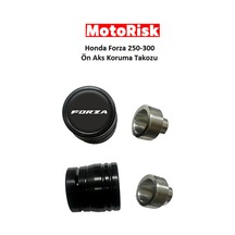 Honda Forza 250 2018-2025 Uyumlu Ön Aks Koruma Takozu Siyah