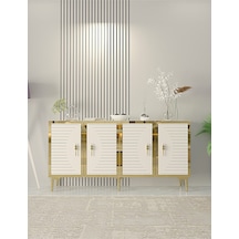 Ka1508dbg Tuna Konsol, Tv Sehpası Safirmeşe-beyaz-gold 150cm Safirmeşe - Gold Ka1508dbg Tuna Konsol, Tv Sehpası Safirmeşe-beyaz-gold 150cm Safirmeşe - Gold