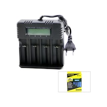 4lü Pil Şarj Aleti 3000ma 4.2v Fişli Ac 100-240v Etc - 26650 - 18650 - 16340 4915