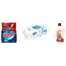 Bingo Renkliler 4kg + Yüzey Tem. Havlusu 96'lı + Ahşap Tem. 1 L 3'lü Set Diğer