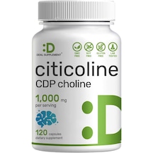 Deal Supplement Cognizin Citicoline Sitikolin Cdp Choline 120 Ca