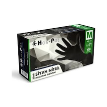 Haspet 100 Lü Dövme Eldiveni M Medium Orta Boy Profesyonel Tek Kullanımlık Eldiven
