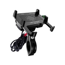 Motosiklet İçin Güçlü Güç İle Motosiklet Cep Telefonu Tutucu, Şarjlı Araç Cep Telefonu Tutucu