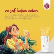 Baby Shampoo, Yenidoğanlar İçin Nazik Temizleyici, Göz Çevresine Uygun Ve Konak Görünümünü Azaltmaya Yardımcı Bebek Şampuanı, 200 Ml Açık Bej