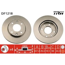 Trw Df1218 Fren Diski On 424690 4246a6 91517694 2 Adettir