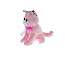 Oyuncak Pelüş Kedi Sevimli Kedi Pembe 30 Cm