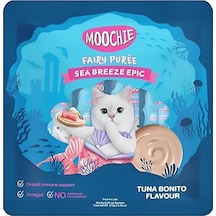 Moochie Çizgili Ton Balığı Aromalı Krema Kedi Ödülü 25 X 15gr