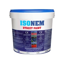 Isonem Street Paint Su Bazlı Zemin Kaplaması 5 Kg.ral 7042 Gri