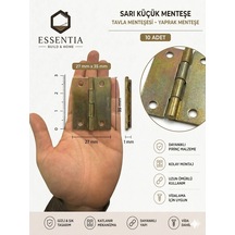 27x35 Mm Metal Yaprak Menteşe Mini Kutu Ve Tavla İçin 10 Adet Korm