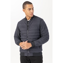Maraton Sportswear Regular Erkek Hakim Yaka Takma Kol Outdoor Lacivert Mont 21741-lacivert Lacivert