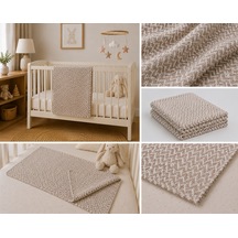 Daily Pamuk Polyester 80x150 Cm Bebek Çocuk Pikesi