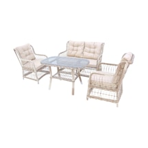 Lavida Bahçe Oturma Takımı Rattan 2+1+1 Ve Sehpa