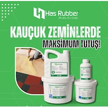 Hasrubber Kauçuk Zemin Yapıştırıcısı - Çift Komponenetli