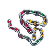 Zincir İşaretleme Kiti 6mm Kırmızı 14 Adet