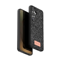 Onegif Samsung Galaxy S26 Plus Bright Simli Kapak - Siyah 0.2M-Çok Renkli