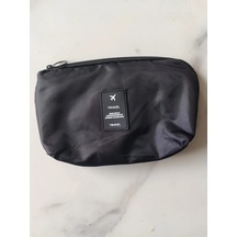 Springsun Seyahat Elektronik Aletleri İçin Su Geçirmez, Geniş Kapasiteli, Dayanıklı Organize Edici Depolama Çantası Siyah