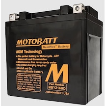 Motobatt Quadflex 4 Kutup 16 5 Ah 240 Cca Agm Akü